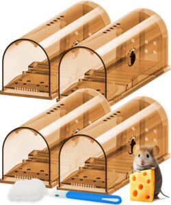 Motel Mouse Humane Mouse Traps for Indoor Outdoor - Easy to Use