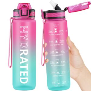 QLUR Water Bottle with Straw