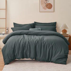 RUIKASI Super King Size Duvet Cover Set - Microfiber Superking Duvet Cover with 2 Pillowcases
