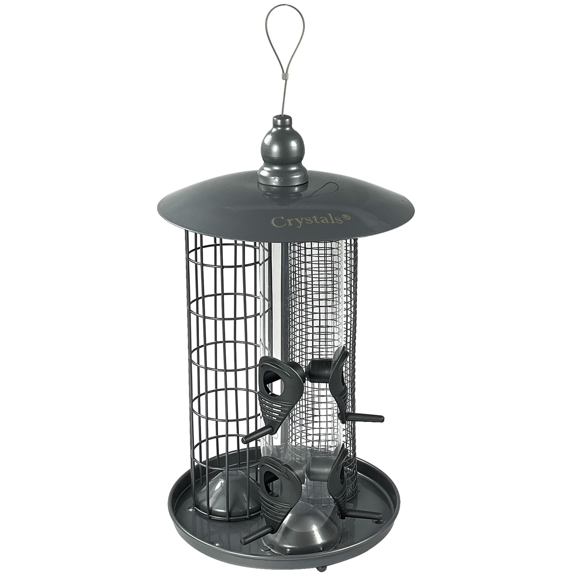 Crystals 3 in 1 Bird Feeders Hanging