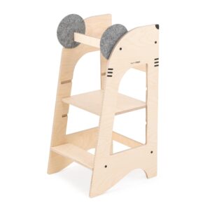 Mamatoyz Learning Tower Mice for Toddlers: Natural Colour