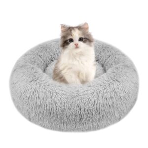fireowl Calming Dog Bed Cuddle Cozy Pet Sofa Round Bed Sleeping Dog Bed Cave