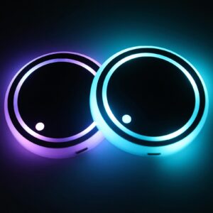 2pcs LED Car Coasters