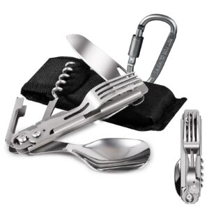 【2023 Latest】ZIMAIC Camping Cutlery&Climbing Button