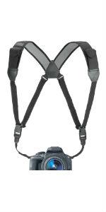 USA GEAR Camera Strap Chest Harness