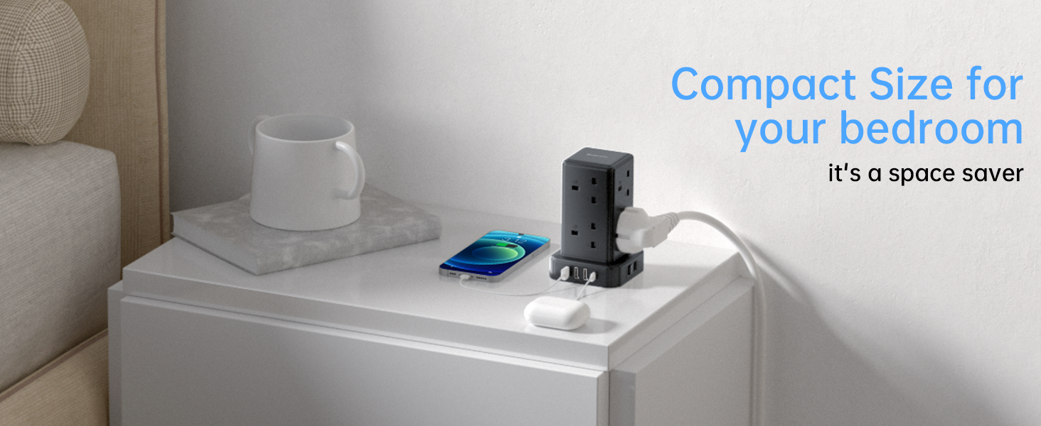 extension lead with usb slots