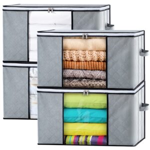 GoMaihe Clothes Collapsible Storage Boxes with Lids