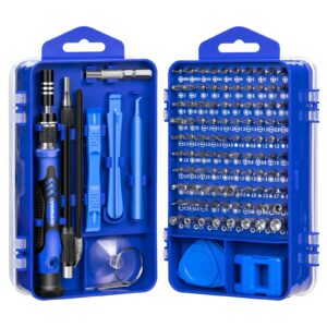 YINSAN 120 in 1 Precision Screwdrivers Set Mini Screwdriver Set Magnetic DIY Electronic Repair Tools Kit for iPhone Laptop PC Mac Watch Glasses Game Console