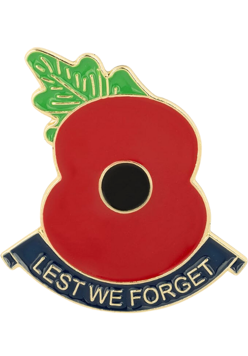 lest we forget pin