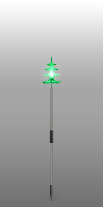Green Acrylic Christmas Tree Path Lights