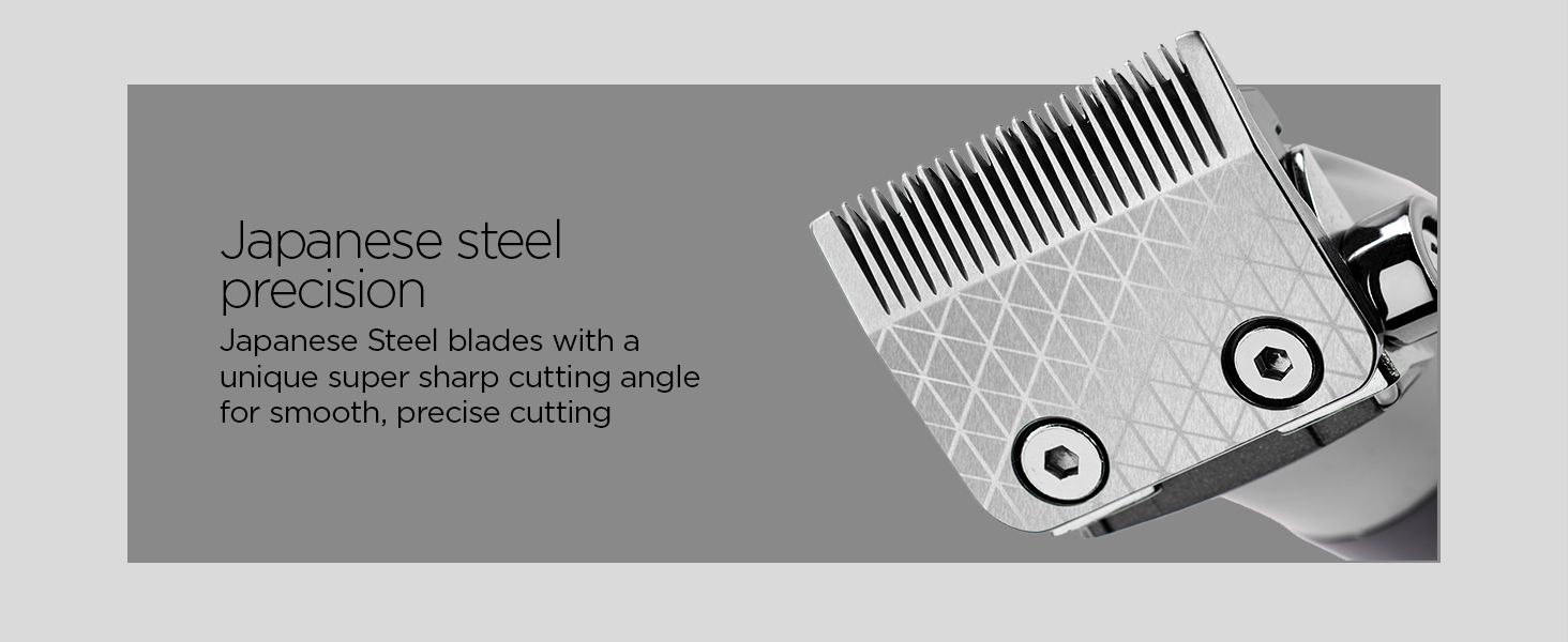 Japanese Steel blades with a unique super sharp cutting angle