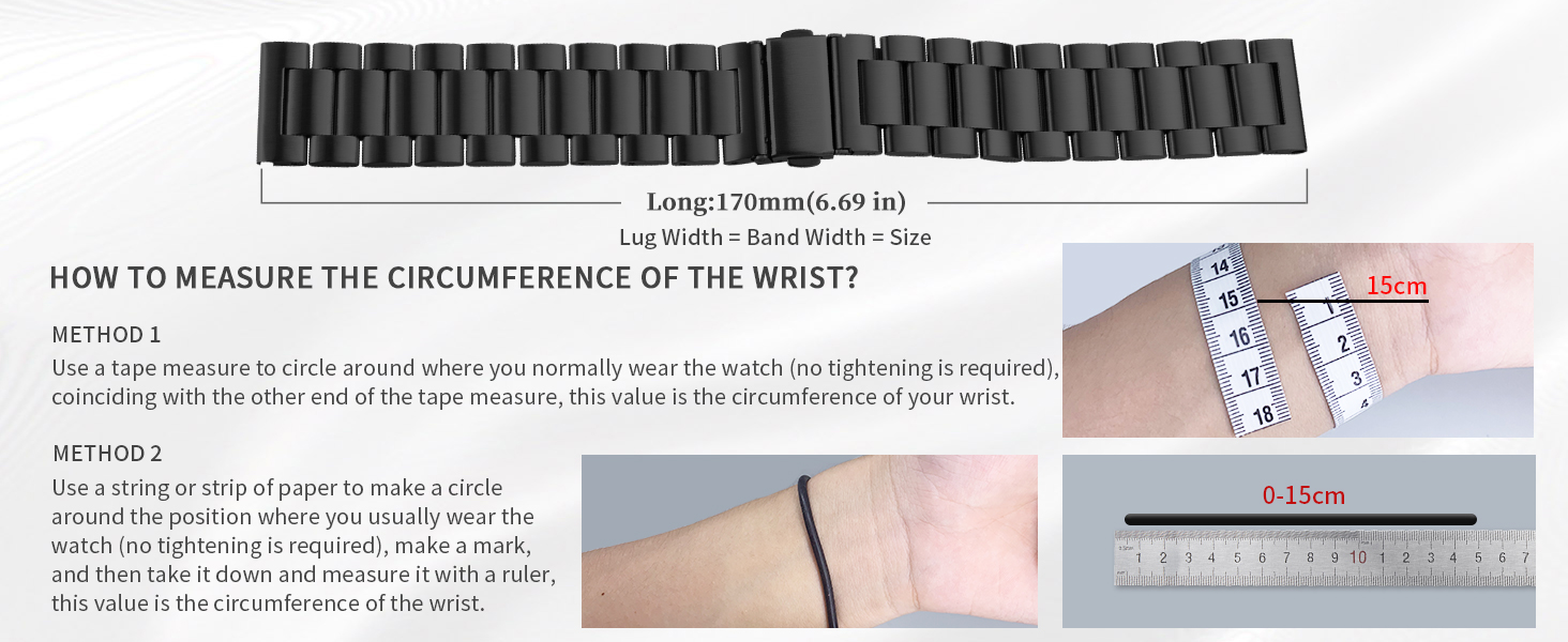 Universal Metal Watch Strap