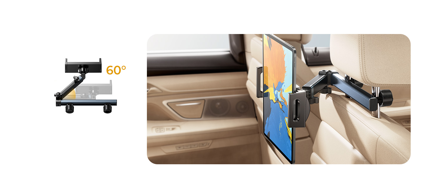 Car Tablet Holder Car Headrest Mount Car Seat Stand Cradle Car Headrest Tablet Holder Mount Holder