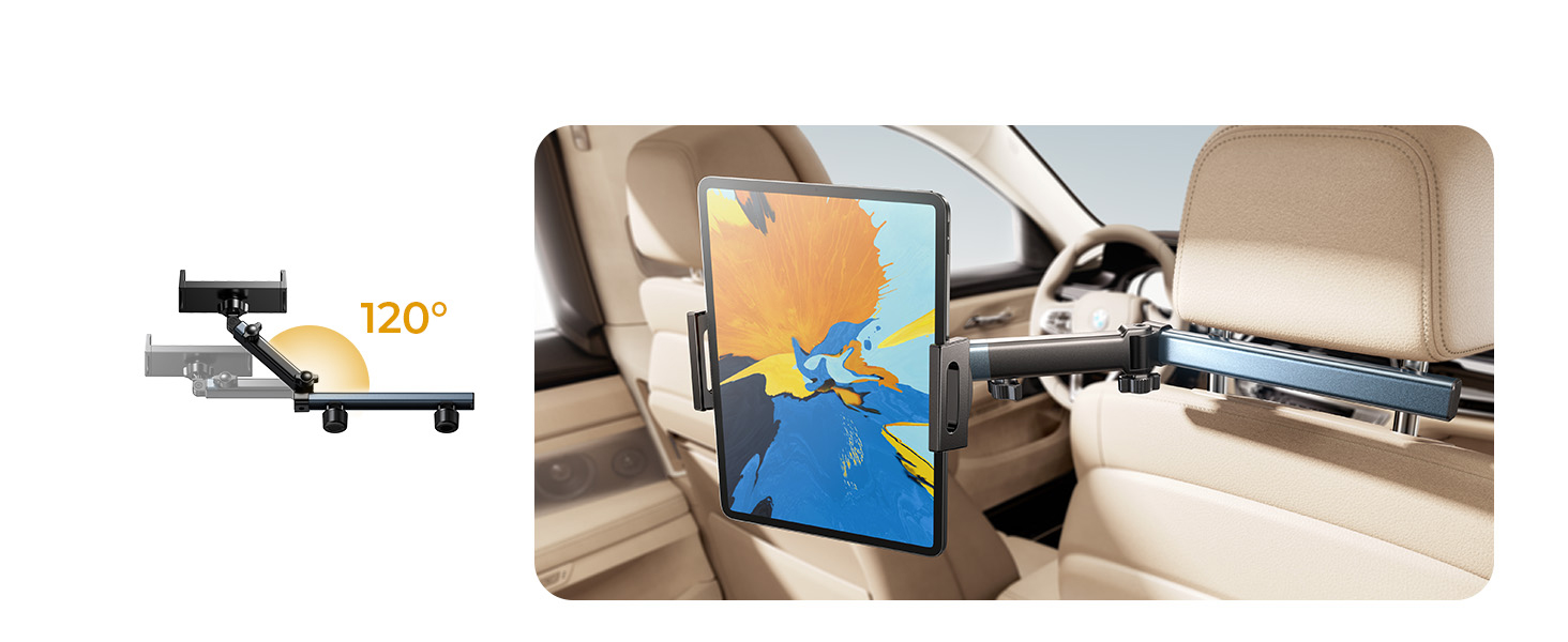 Car Tablet Holder Car Headrest Mount Car Seat Stand Cradle Car Headrest Tablet Holder Mount Holder
