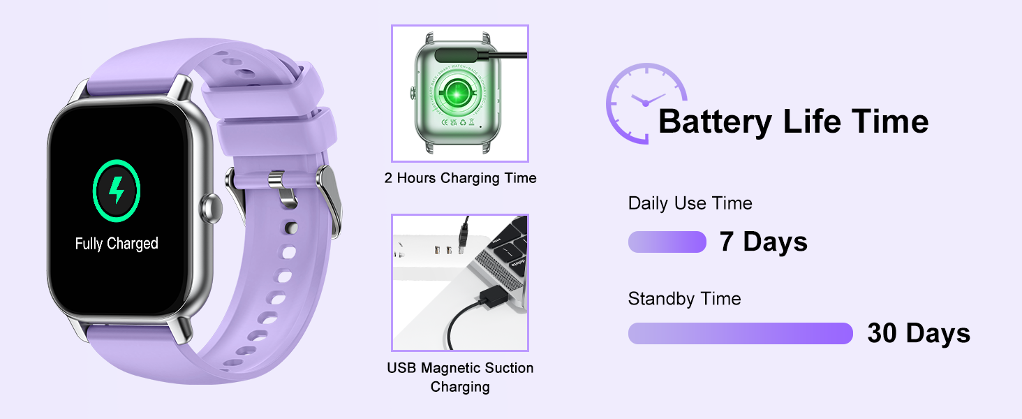 1.85 Inch HD Touch Screen Fitness Watch