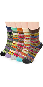 5 Pairs Airabc Thermal Winter Women Socks