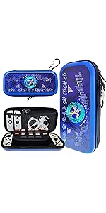 zelda switch carrying case blue