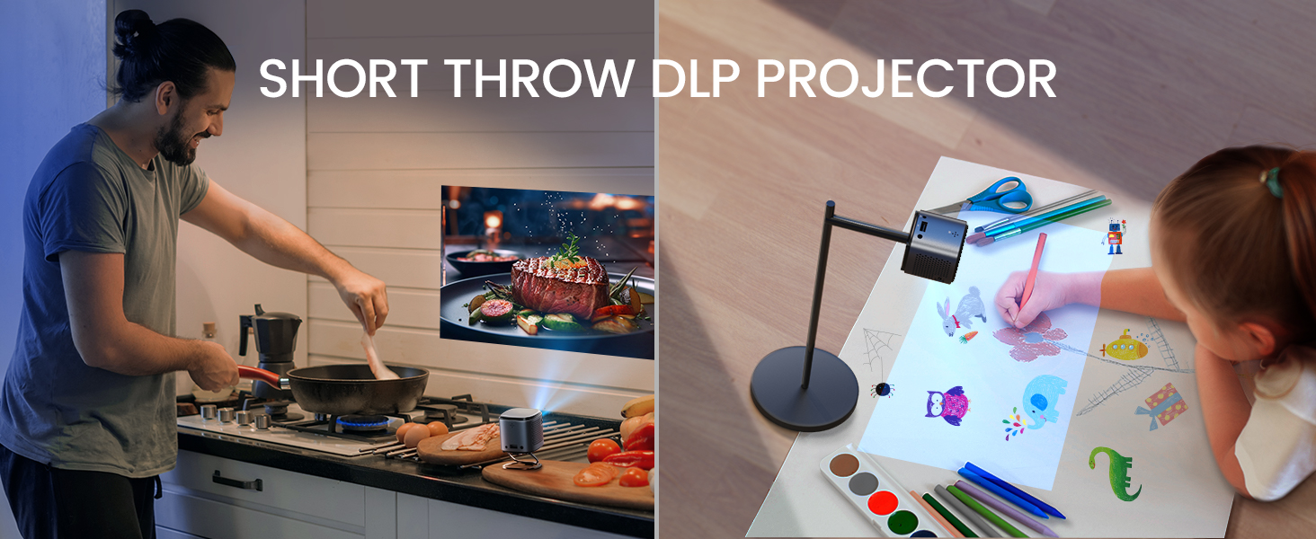 WiMiUS Hone Cinema Projector