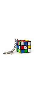 Rubik's Cube 3x3 Keyring Rubik Spin Master Headpiece Color Square Resolution Puzzle Game 8 Years