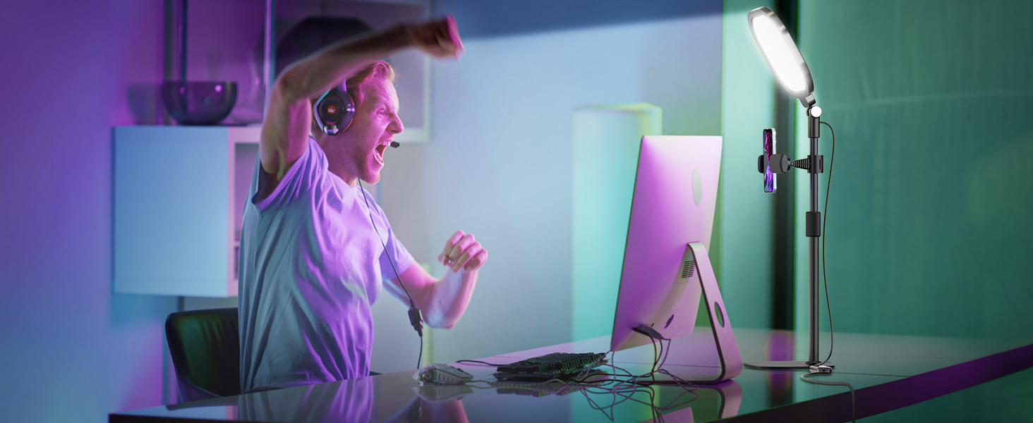 LitONES Desktop Video Conference Light