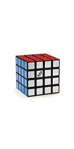 Rubik's Cube 4x4 Rubik Spin Master Headpiece Color Square Shape Resolution Puzzle Game 8 Years