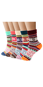5 Pairs Airabc Thermal Winter Women Socks
