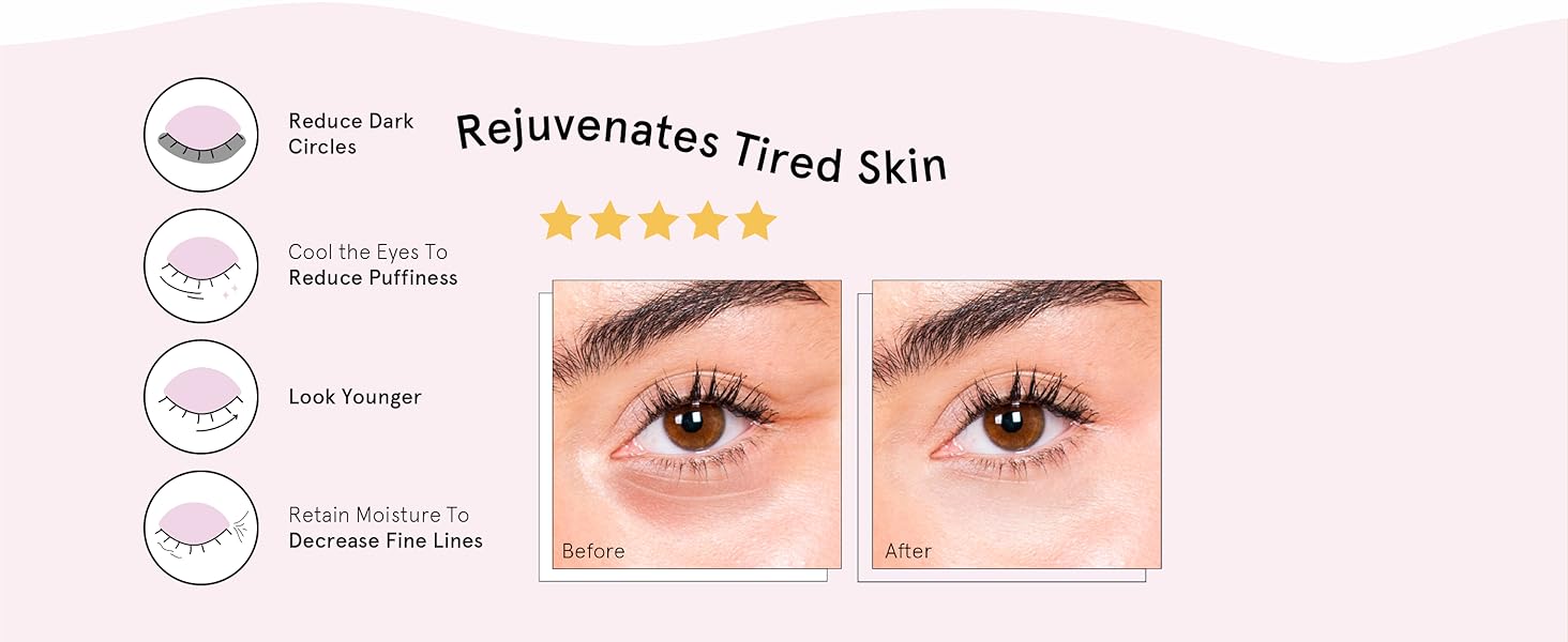 Maintains healthy blood circulation and strengthens capillaries to eliminate dark circles.