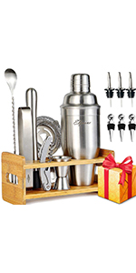 Cocktail Making Set Cocktail Gift Cocktail Shaker Set Thickening Cocktail Making kit with Stand