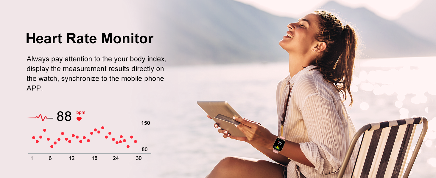 Smart Watch for Men Women Answer/Make Calls, 1.85