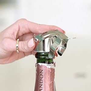 Kloveo champagne stopper easy to use instructions step 1