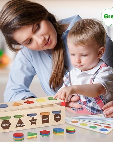 ChefyUper Montessori Busy Book, Montessori Toys Busy Board for Toddlers