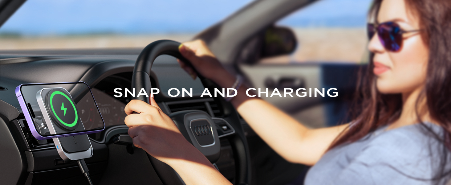car phone holder wireless charger
