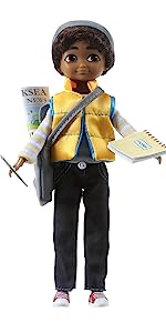 Lottie Boy Doll Junior Reporter Sammi | Dolls for Boys & Girls for 6 Year Old Boys