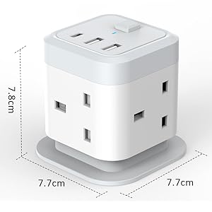 extension plug with usb