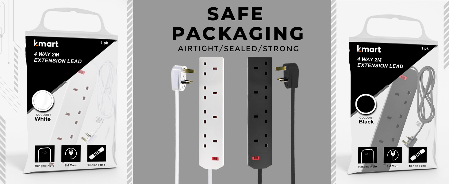 Extension lead 4 gang