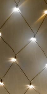 Net Lights Warm and cool white Green cable