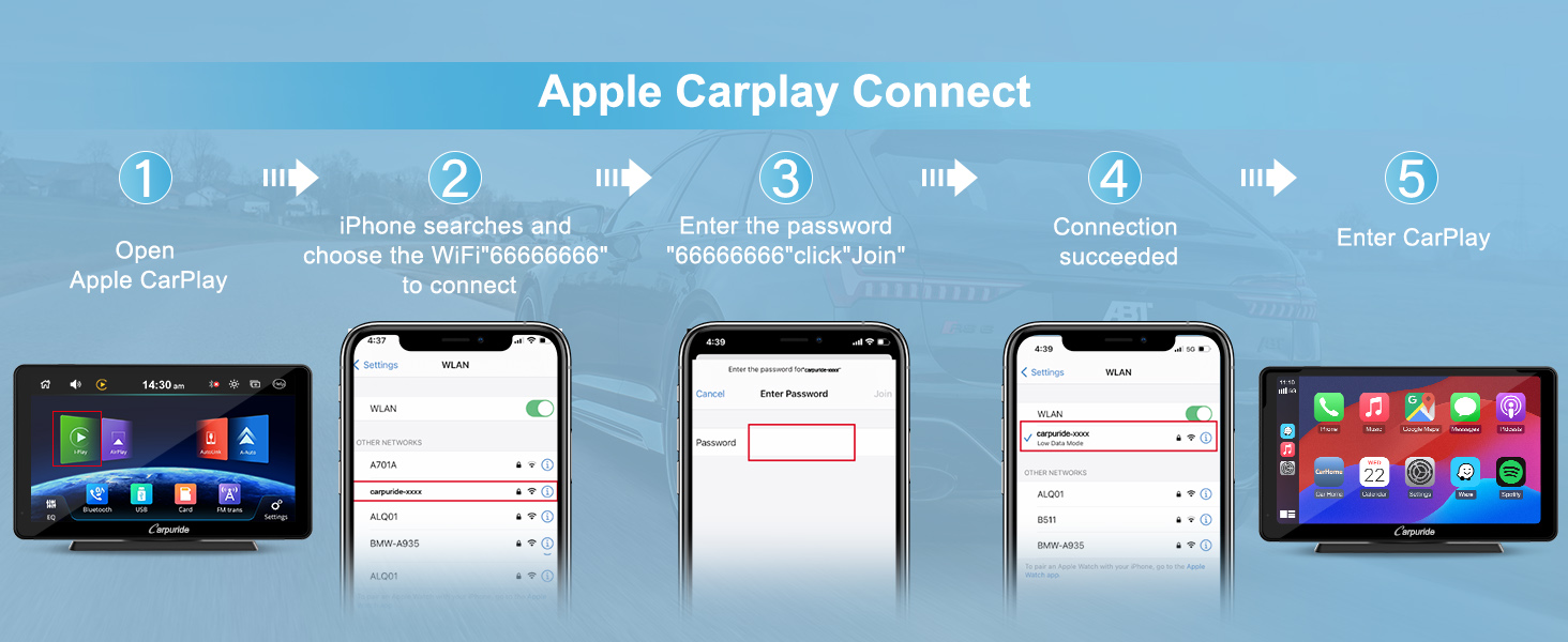 How to connect carplay