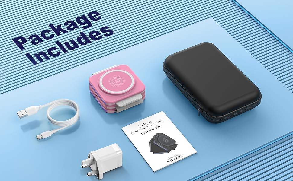 3 in 1 wireless charging station