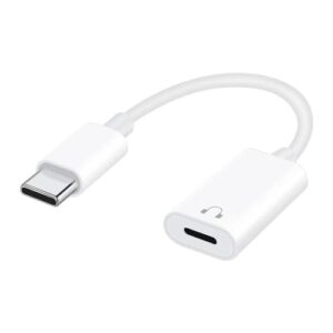 USB C to Lightning audio adapter for iPad 10 iPhone 15 Pro Max 15 Plus
