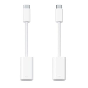 WALLFID 2PCS USB-C to Lightning Adapter-Lighting (Female) to USB Type C (Male) Adapter