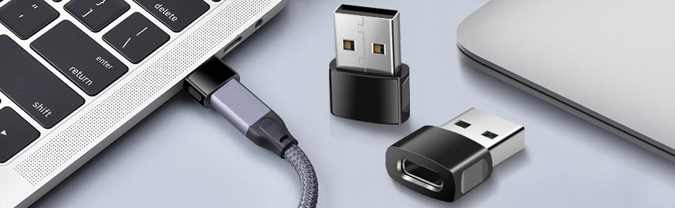USB Type-C Female to USB Male Power Adapter
