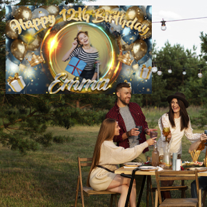 Personalised bithday banner