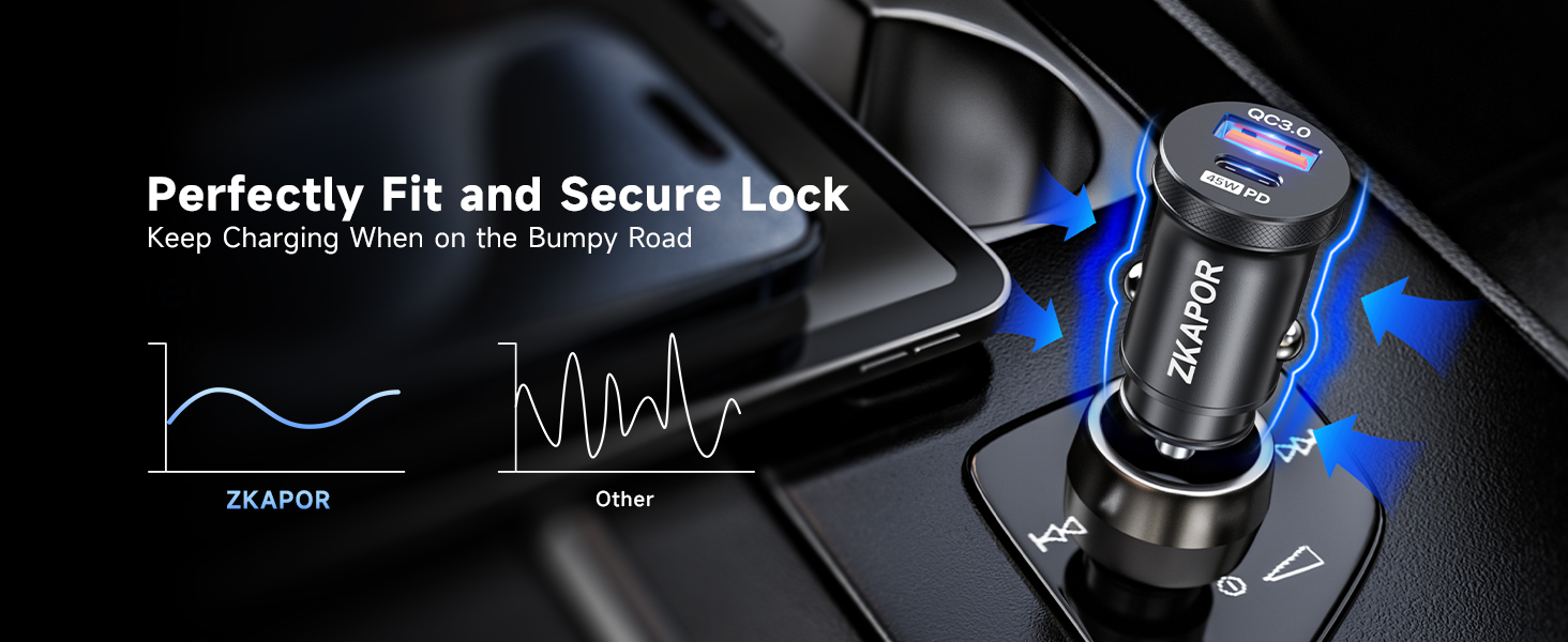 car charger cigarette lighter adapter