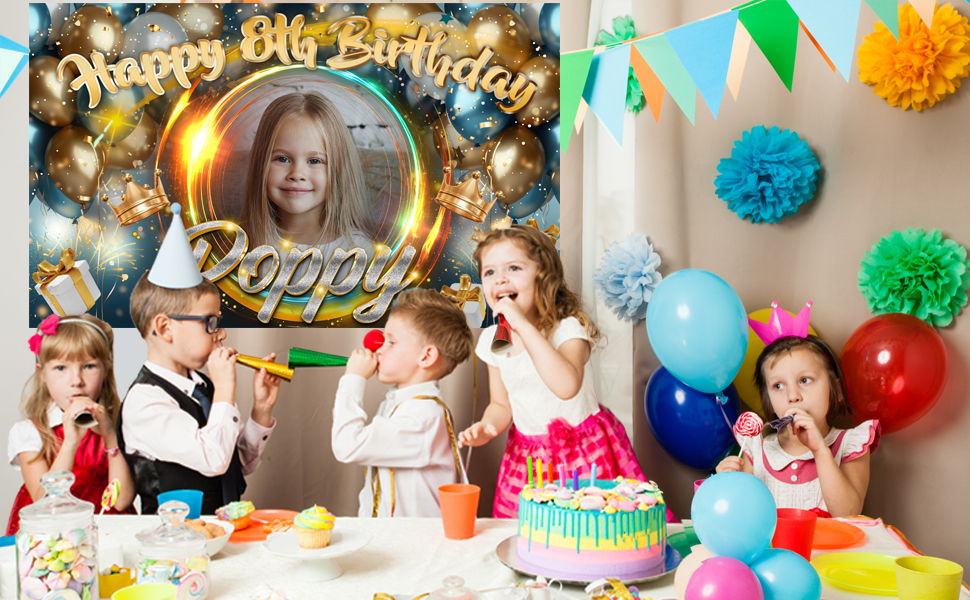 Personalised birthday banner