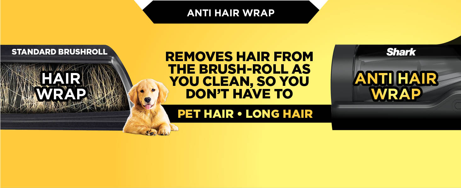 Shark Detect Pro Cordless Vacuum Cleaner, 2L Auto-Empty, Light, Flexible Anti Hair Wrap, Pet Tools