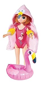 Lottie Pool Party Doll | Bath Toys for Girls & Boys | Fun Bathtub Toys | Mermaid Toys | Swim Doll