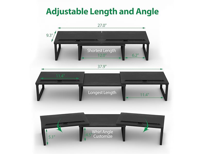 dual monitor stand riser for desks desk riser printer stand double monitor stand pc desk computer