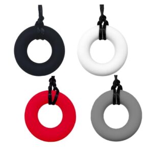 4 Pcs Chew Teether Necklace