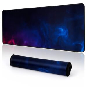 YUWLDD Mouse Pad Gaming Large Desk Pad (31.5 x 11.8 x0.12 inch) Washable Keyboard Pad Laptop Desk Mat