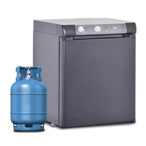 Techomey Gas Fridge Camping for Camper Van 12V 240V LPG